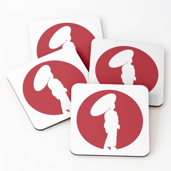 Item preview, Geisha With Umbrella Red Sun Silhouette (on white) designed and sold by STUDIO-72.