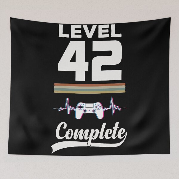 Item preview, Level 42 Complete - Born in 1979 Gaming - 42nd Birthday Anniversary Video Game Father's Day Christmas Present designed and sold by ALITOPRINCE.