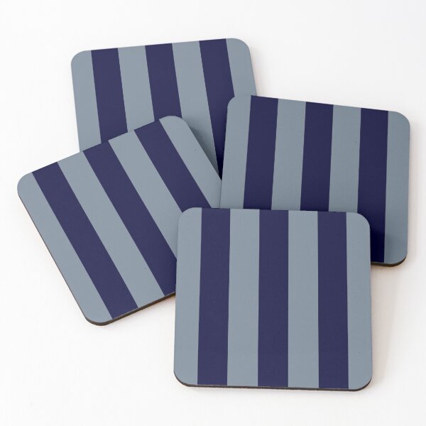 Item preview, Navy Blue And Slate Gray Stripes designed and sold by rewstudio.