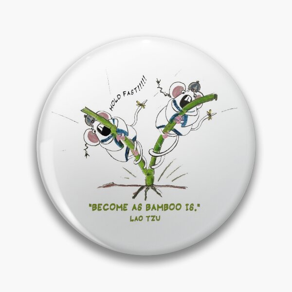 Item preview, LAO TZU "BECOME AS BAMBOO IS", Philsophical cartoon & quote designed and sold by letiziahoffmann.