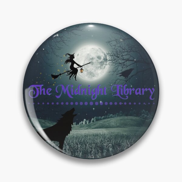 Item preview, Midnight Library Spooky Nighttime Logo! designed and sold by The Midnight Market.