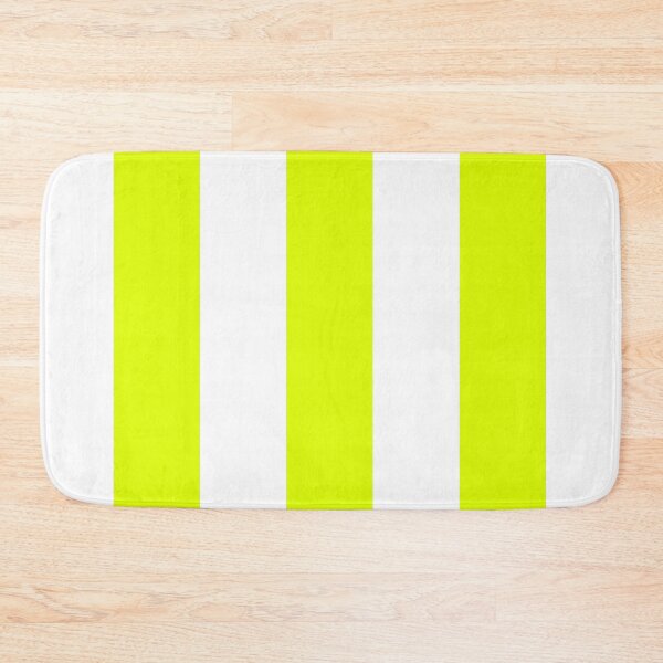 Item preview, Chartreuse Yellow And White Stripes designed and sold by rewstudio.