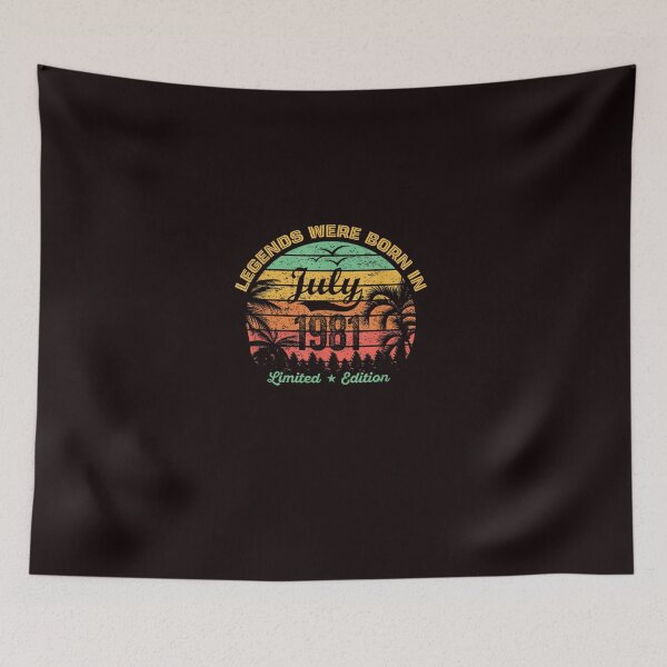 Item preview, Legends Were Born In July 1981 40th Birthday Vintage designed and sold by vvhdvoj49.