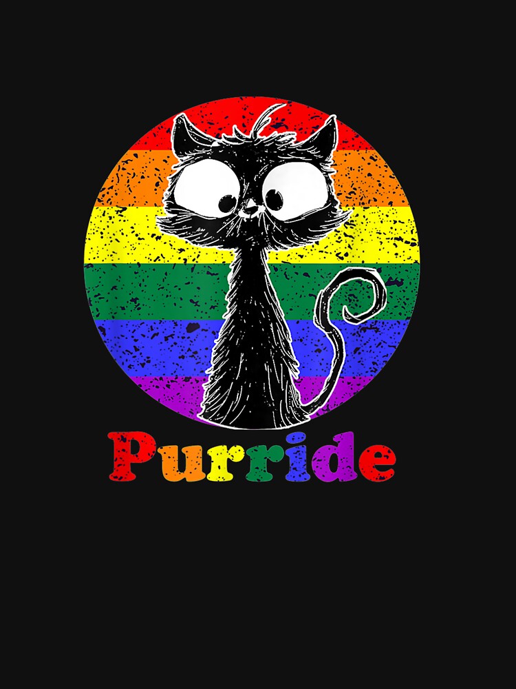 Lgbt Cat Lovers Purride Flag Gay Pride Month Lgbtq T Shirt For Sale By Druzrih759 Redbubble 6796