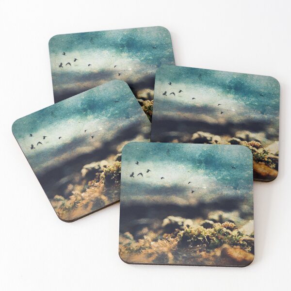 Item preview, Longing / Moody Landscape with Birds designed and sold by VeronikaWoods.