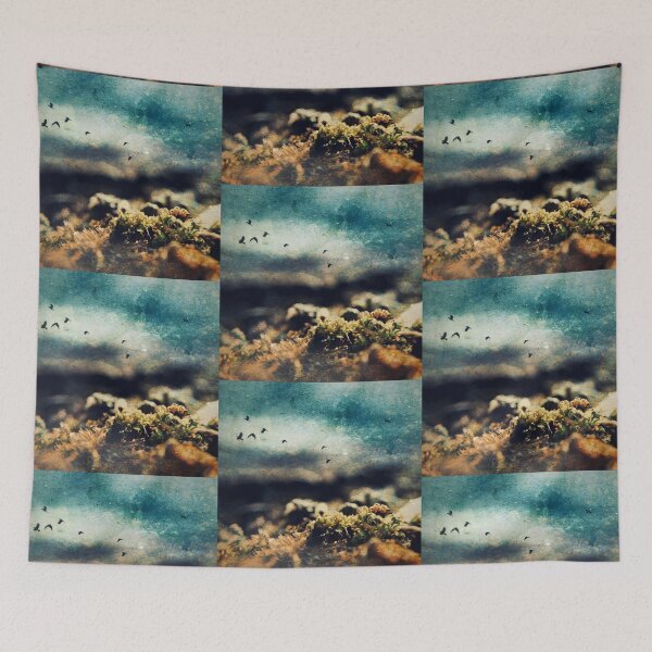 Item preview, Longing / Moody Landscape with Birds designed and sold by VeronikaWoods.