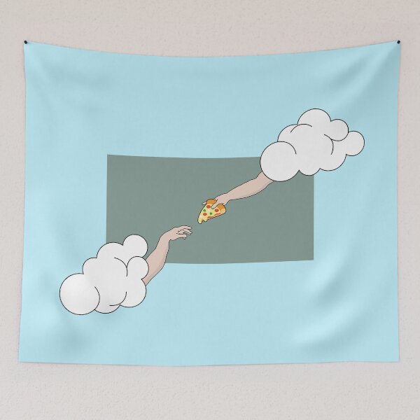 Item preview, God's Gift: The Creation of Pizza designed and sold by Happy Puppy Print On Demand.