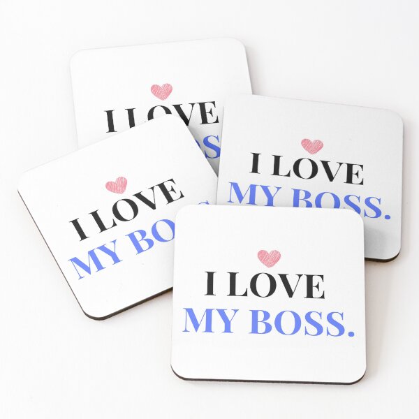 Item preview, I love my boss.  designed and sold by AfterWork..