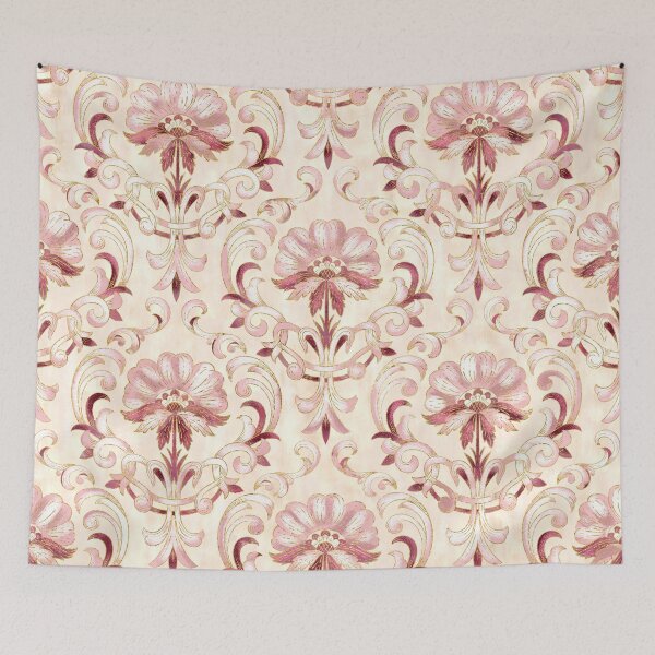 Item preview, Lady Jane's Secret Boudoir Damask Pattern Delicate Ivory Background designed and sold by Octavia Soldani.