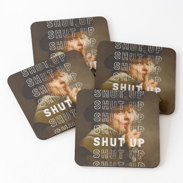 Item preview, Shut up ! Rude Vintage art designed and sold by TouchofVintage.