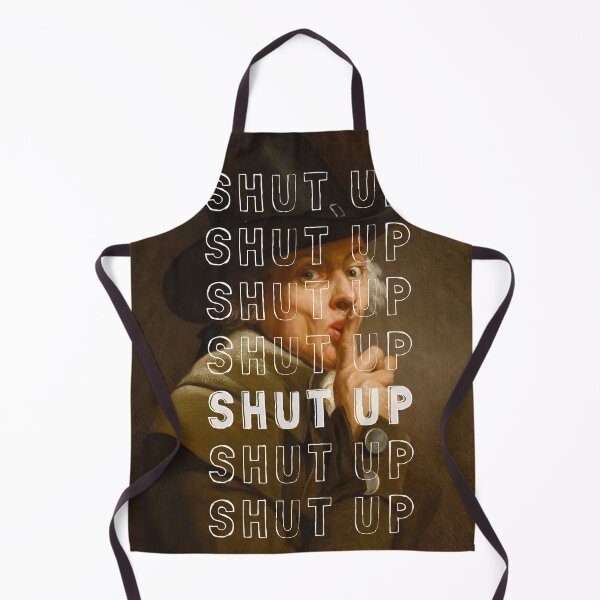 Item preview, Shut up ! Rude Vintage art designed and sold by TouchofVintage.