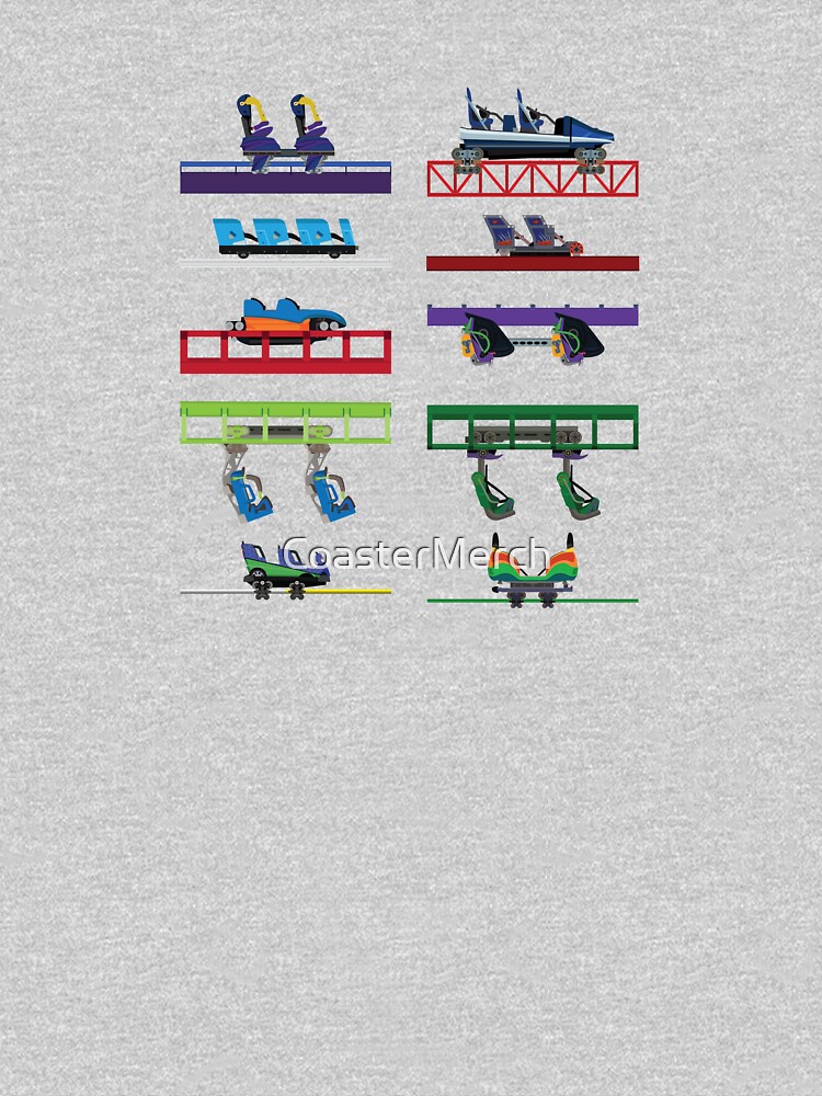 Six Flags New England Coaster Cars by CoasterMerch