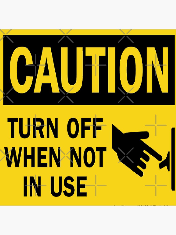 Pegatina «Precaución, ahorre energía, apague las luces antes de salir