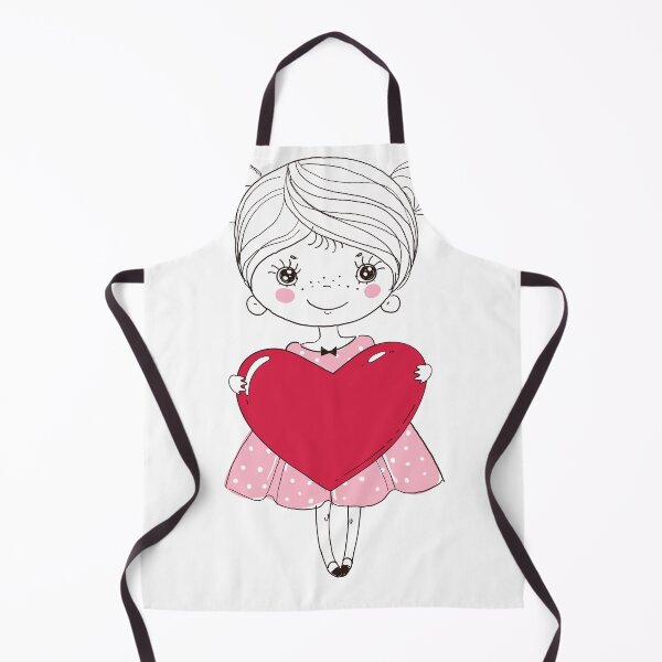 Item preview, Little girl with heart designed and sold by ABcreating.