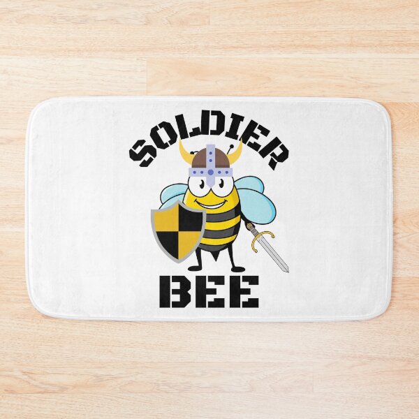 Item preview, SOLDIER BEE, BEE MEME, BUMBLE BEE, KAWAII BEE, FIGHTING BEE, HONEYBEE, designed and sold by R B Chrystal.