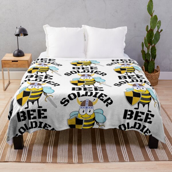 Item preview, SOLDIER BEE, BEE MEME, BUMBLE BEE, KAWAII BEE, FIGHTING BEE, HONEYBEE, designed and sold by R B Chrystal.