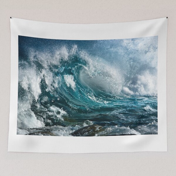 Item preview, Wild ocean waves designed and sold by Strale25kv.