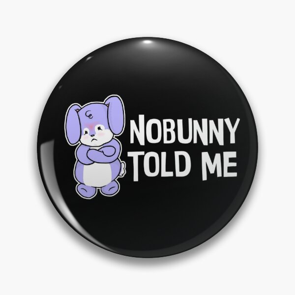 Item preview, Nobunny Told Me (Blue x Black) designed and sold by the-krisney-way.
