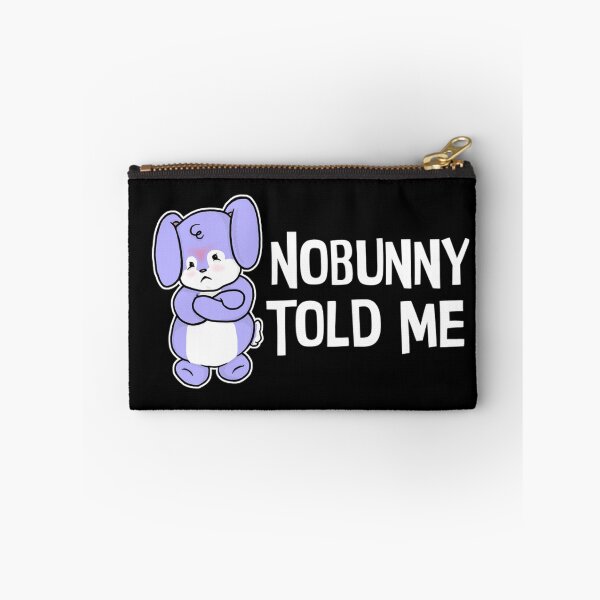 Item preview, Nobunny Told Me (Blue x Black) designed and sold by the-krisney-way.