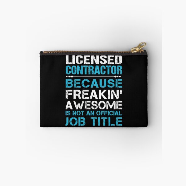 Item preview, Licensed Contractor T Shirt - Freaking Awesome Gift Item Tee designed and sold by bramlettaw.