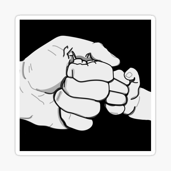 Download Baby Fist Stickers Redbubble