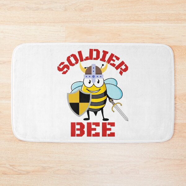 Item preview, SOLDIER BEE, BEE MEME, BUMBLE BEE, KAWAII BEE, FIGHTING BEE, HONEYBEE, designed and sold by R B Chrystal.