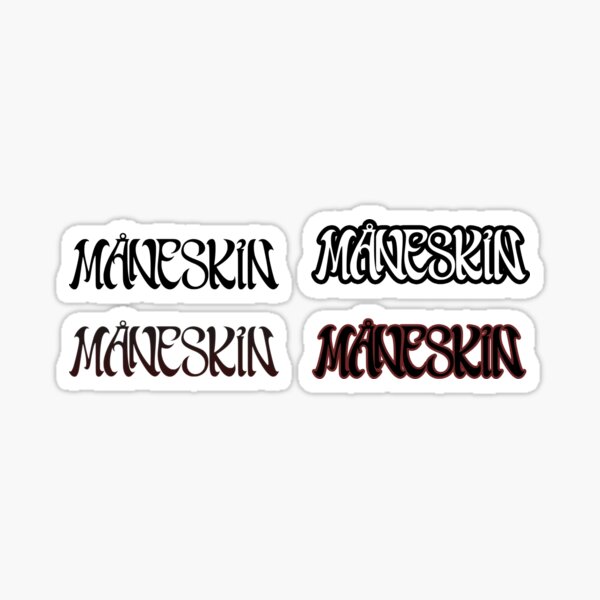 Maneskin Round Red Logo transparent PNG - StickPNG