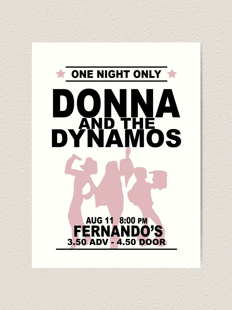 Alternate view of Donna and the Dynamos Art Print