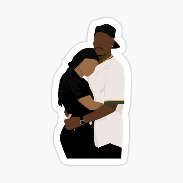 African Couple Stickers Redbubble