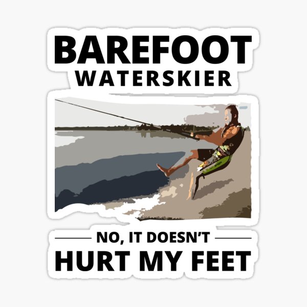Barefoot Water Skiing Stickers for Sale