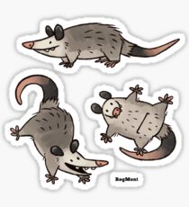 Simply Opossum Sticker