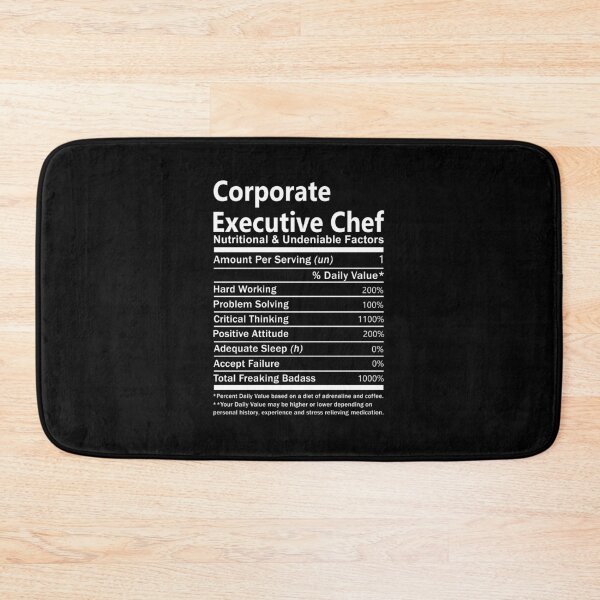 Item preview, Corporate Executive Chef T Shirt - Nutritional And Undeniable Factors Gift Item Tee designed and sold by eroscamila.