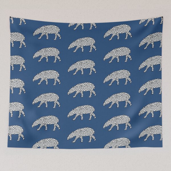 Item preview, Tapir Black and White Pattern designed and sold by taylorrowan.