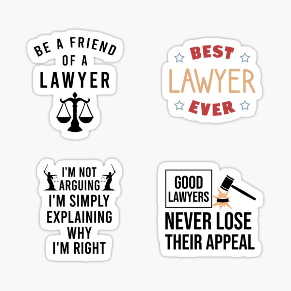 Artikel-Vorschau von Bester Anwalt aller Zeiten Sticker-Pack, designt und verkauft von Matheus2001.