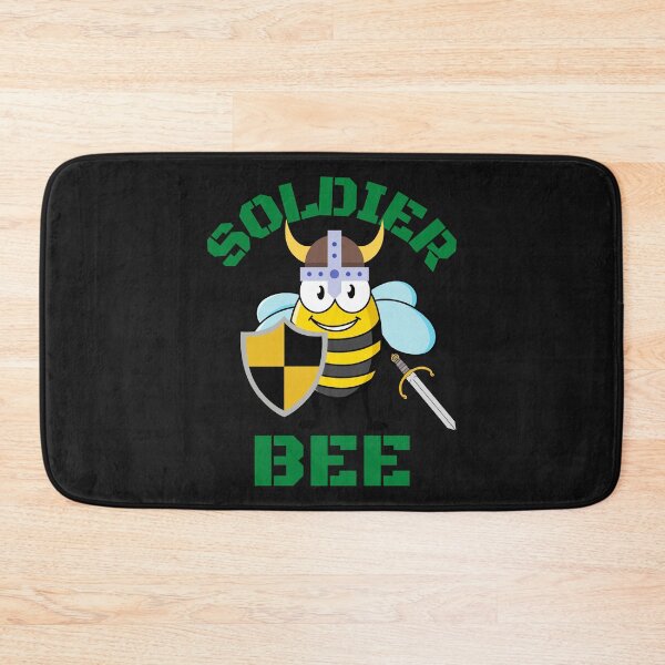 Item preview, SOLDIER BEE, BEE MEME, BUMBLE BEE, KAWAII BEE, FIGHTING BEE, HONEYBEE, designed and sold by R B Chrystal.