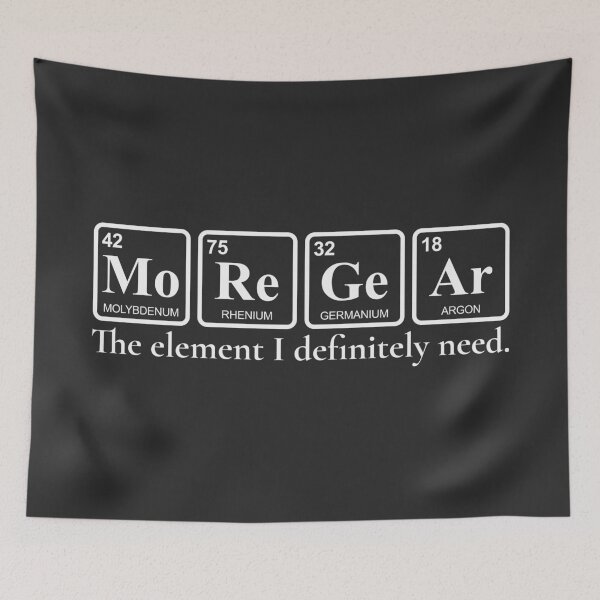 Item preview, More Gear - Element Series designed and sold by LaughsAndVerses.