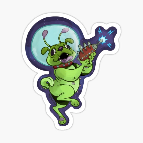 SPACE PUG Sticker