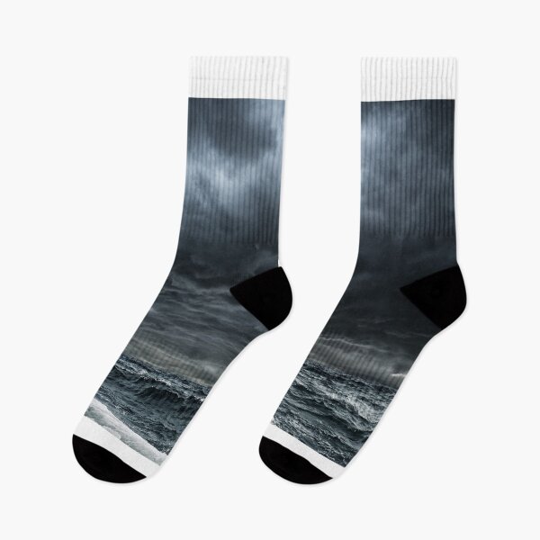 Item preview, Big ocean wave breaking the shore designed and sold by Strale25kv.