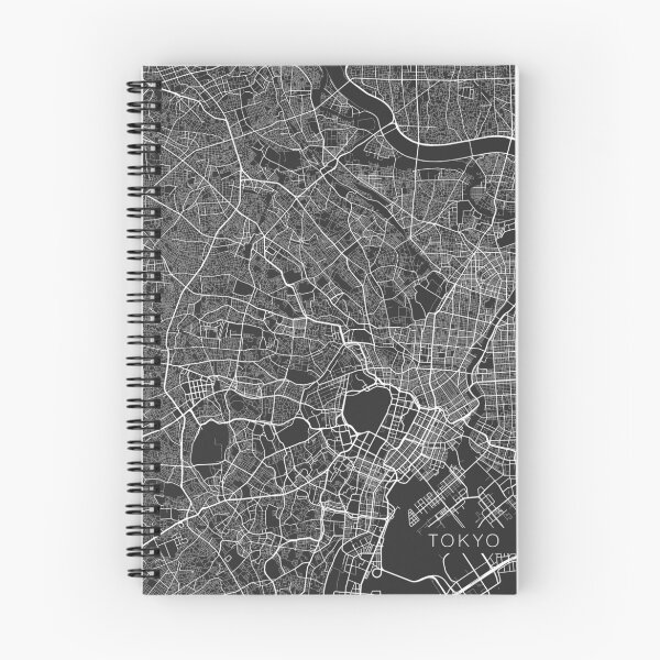 Item preview, Tokyo Map, Japan - Gray designed and sold by MainStreetMaps.