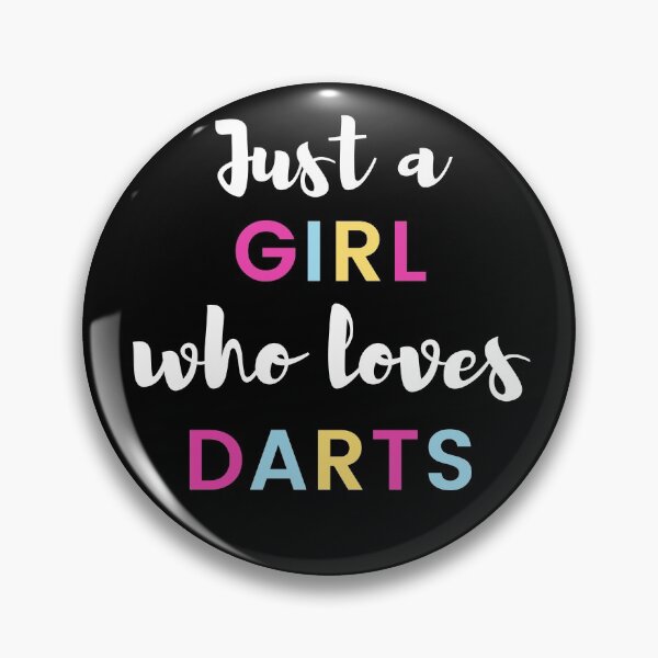 Item preview, Just a girl who loves darts designed and sold by TheGreenGoat.