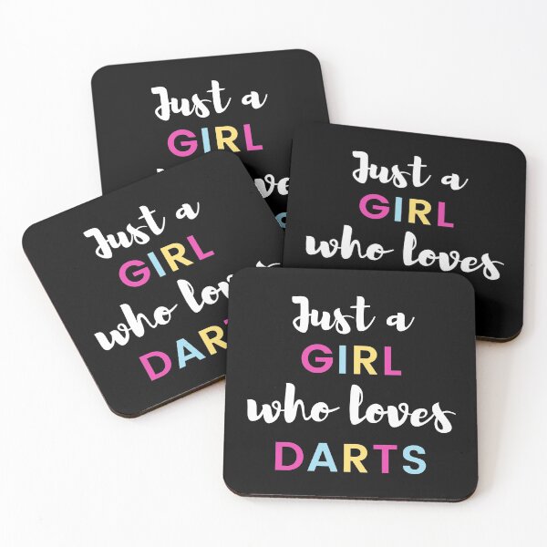 Item preview, Just a girl who loves darts designed and sold by TheGreenGoat.