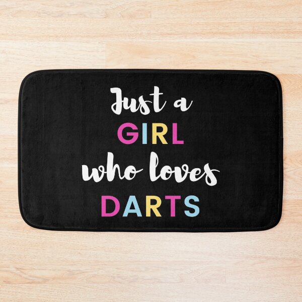 Item preview, Just a girl who loves darts designed and sold by TheGreenGoat.