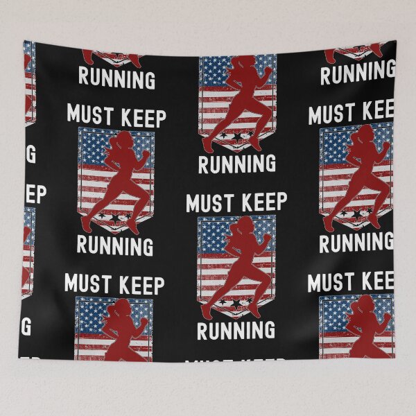 Item preview, Must Keep Running, World's Okayest Runner designed and sold by SportyDogShop.