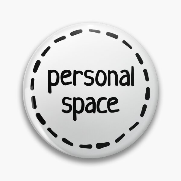 Item preview, Personal Space (Black) designed and sold by nobody754.