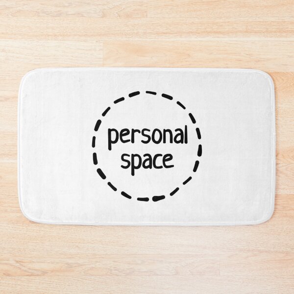 Item preview, Personal Space (Black) designed and sold by nobody754.