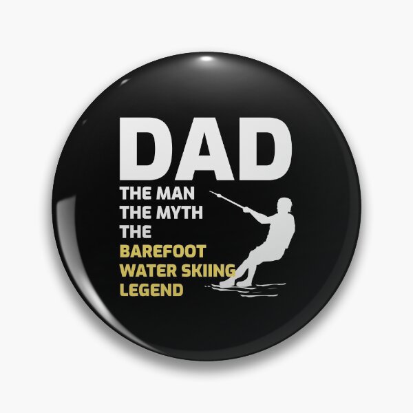 Item preview, Barefoot skiing Water sport Motorboat Dad Fathers Day designed and sold by CuteDesigns1.