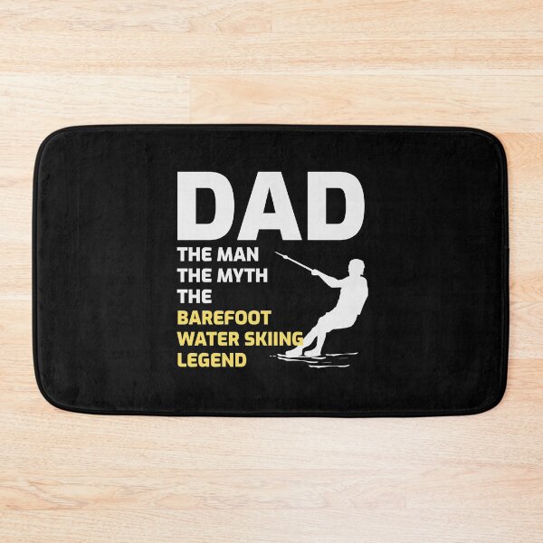 Item preview, Barefoot skiing Water sport Motorboat Dad Fathers Day designed and sold by CuteDesigns1.