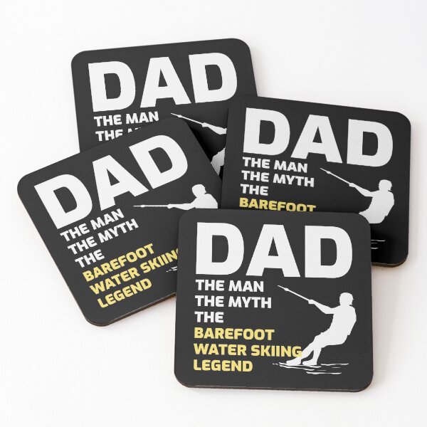Item preview, Barefoot skiing Water sport Motorboat Dad Fathers Day designed and sold by CuteDesigns1.