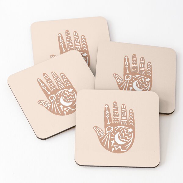 Item preview, Palm Hand Motif Boho Earth Tones designed and sold by cimong.