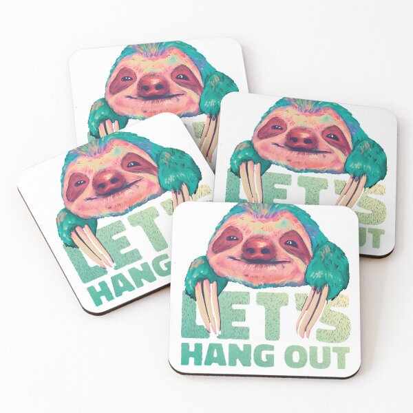 Item preview, Happy sloth watercolor t-shirt design designed and sold by taha963.